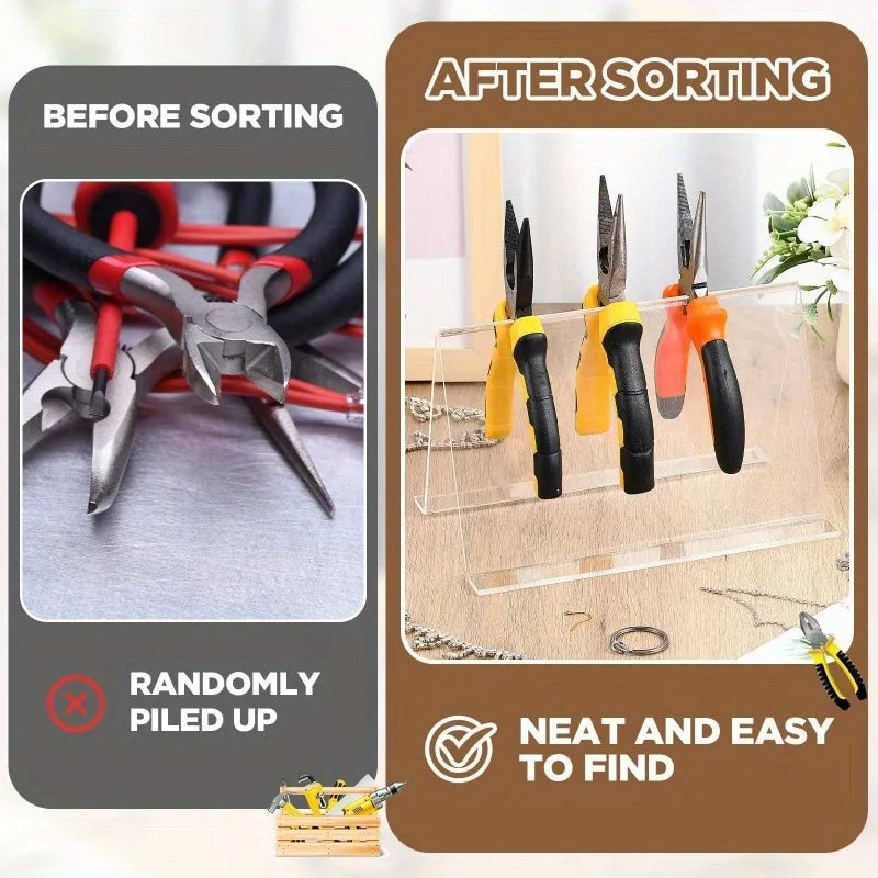 Acrylic Pliers Holder Jewelry Tools Storage Rack