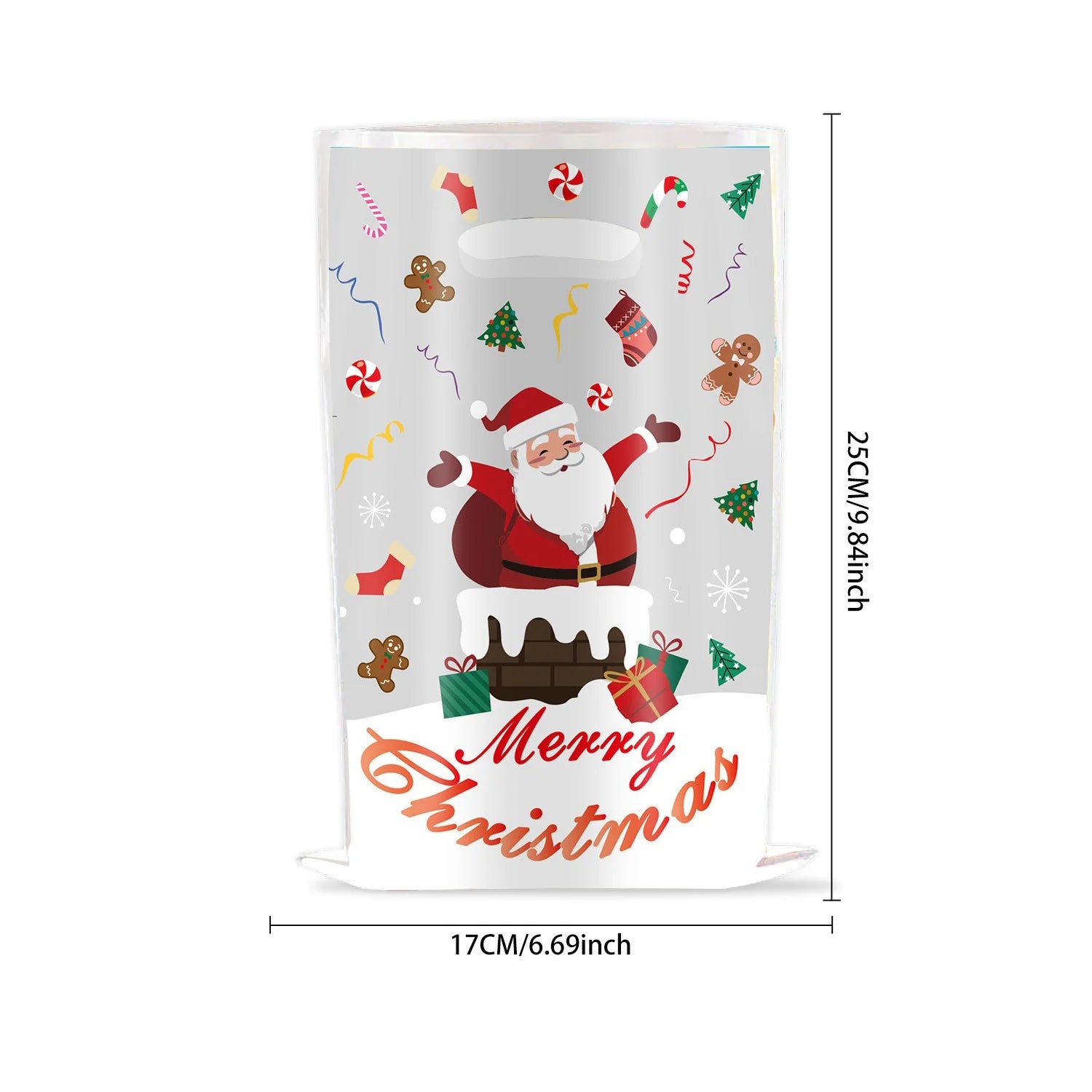 10-Pack Christmas Snowflake Candy Gift Treat Bags – Holiday Party