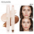 1PC Highlight and Contour Stick, Facial Highlighting, Shaping The Facial Contour, Three-dimensional, Essential Daily Makeup Tool Zpaxo 07