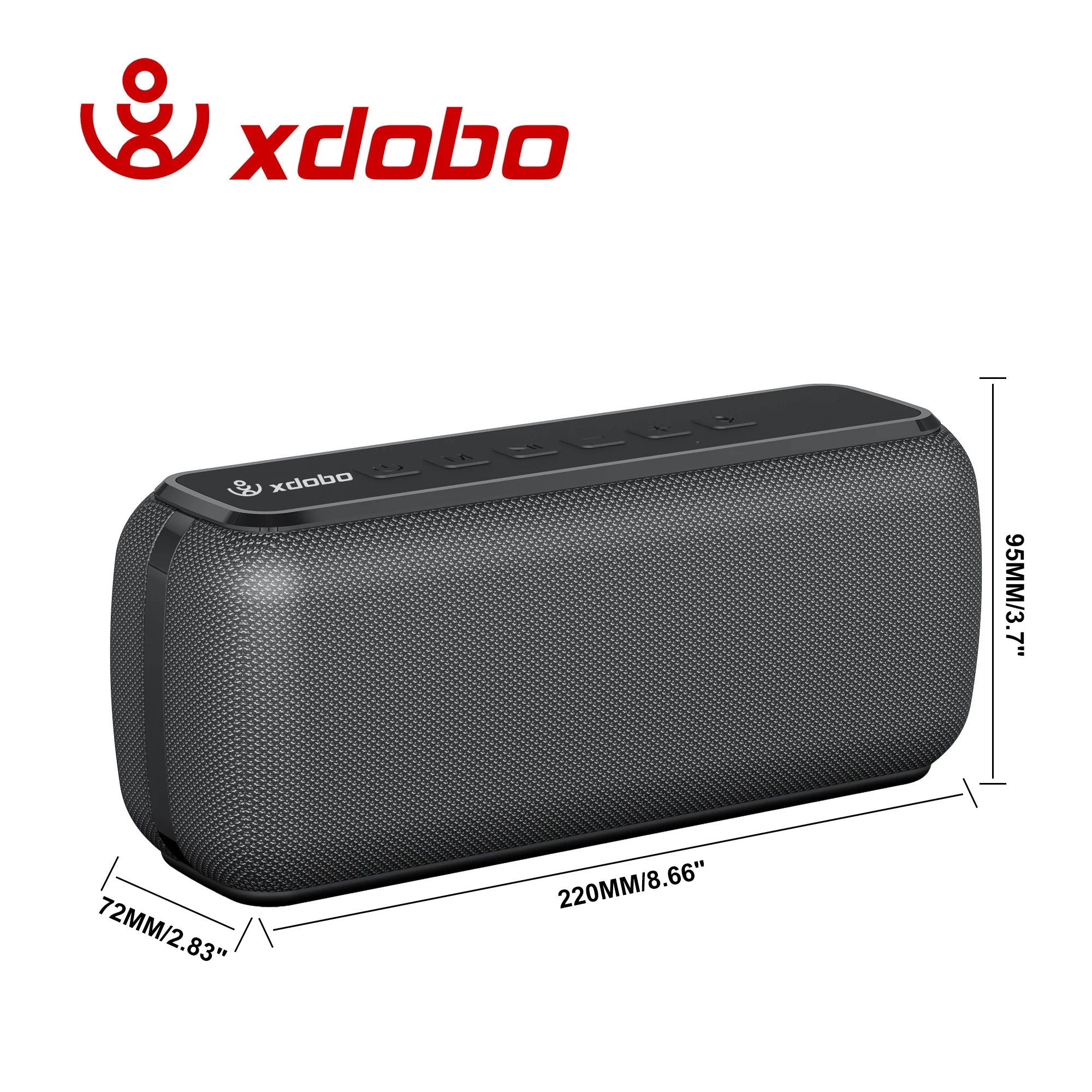 XDOBO Bluetooth Speaker Wireless 60W Power Subwoofer X8 II Deep Bass Zpaxo
