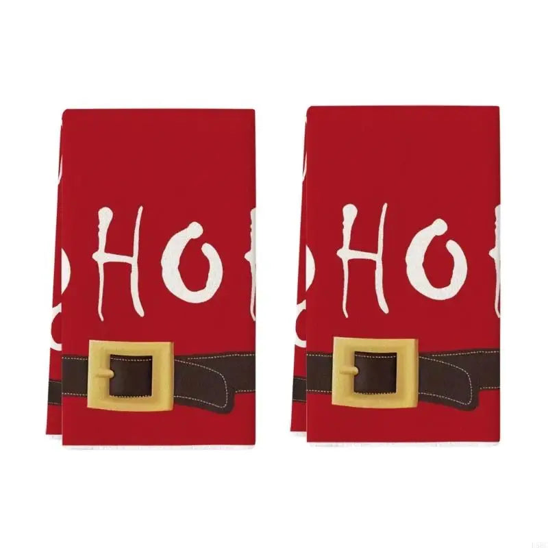 Holiday Decorative Kitchen Towels Quick Drying Microfiber Christmas