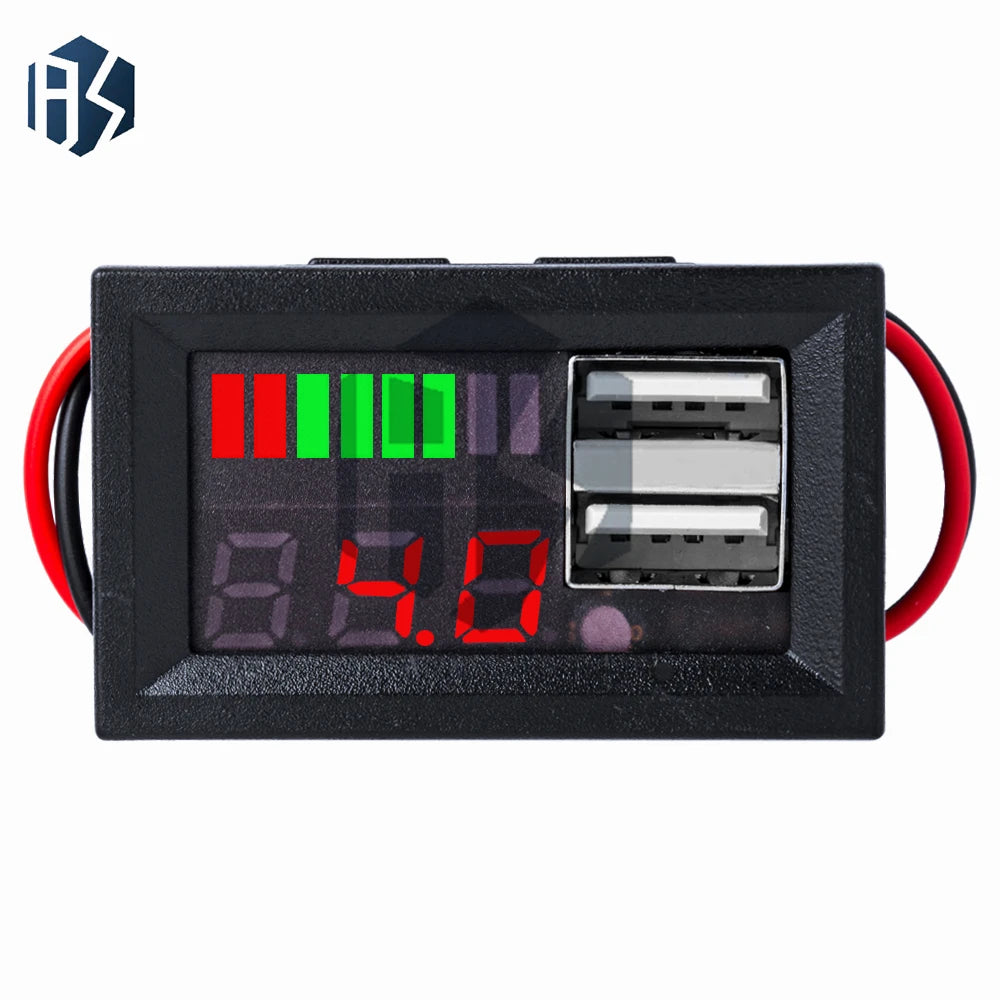 1S/2S/3S Dual‑USB Li‑ion Charging Module, 12.6V Synchronous Rectification & Charge Recognition Zpaxo