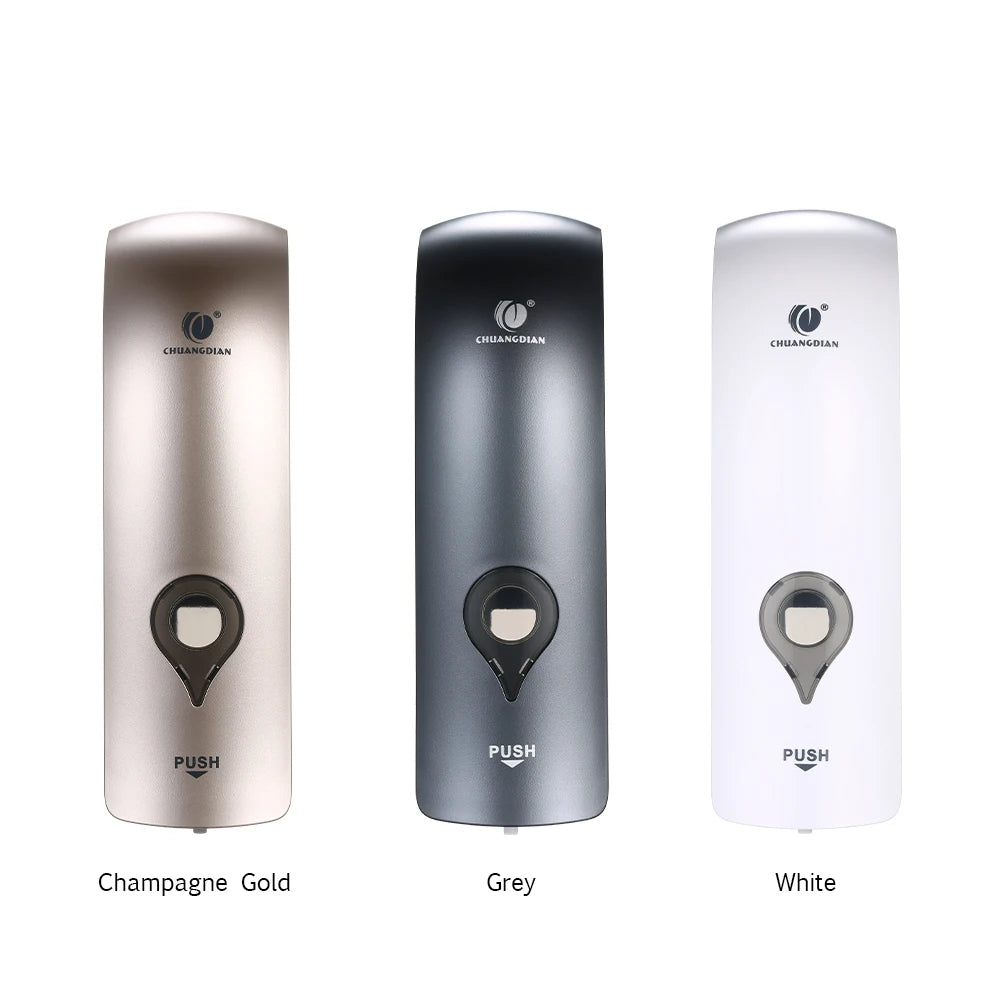 300ml New Liquid Dispenser No Drilling Wall Mounted Single-Head Manual Soap Dispenser Bathroom Shower Gel Liquid Shampoo Holder Zpaxo