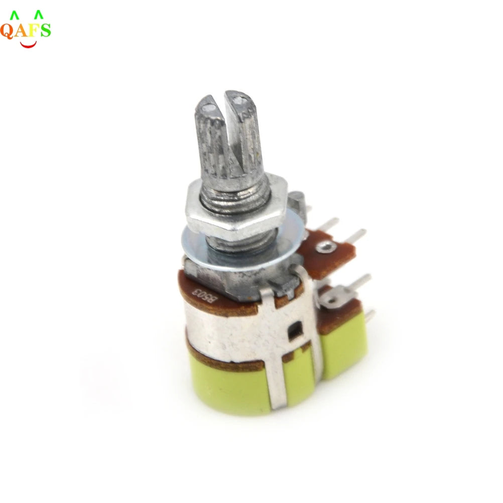 1 PcB50K 50K Ohm Dual Linear Taper Volume Control Potentiometer Switch