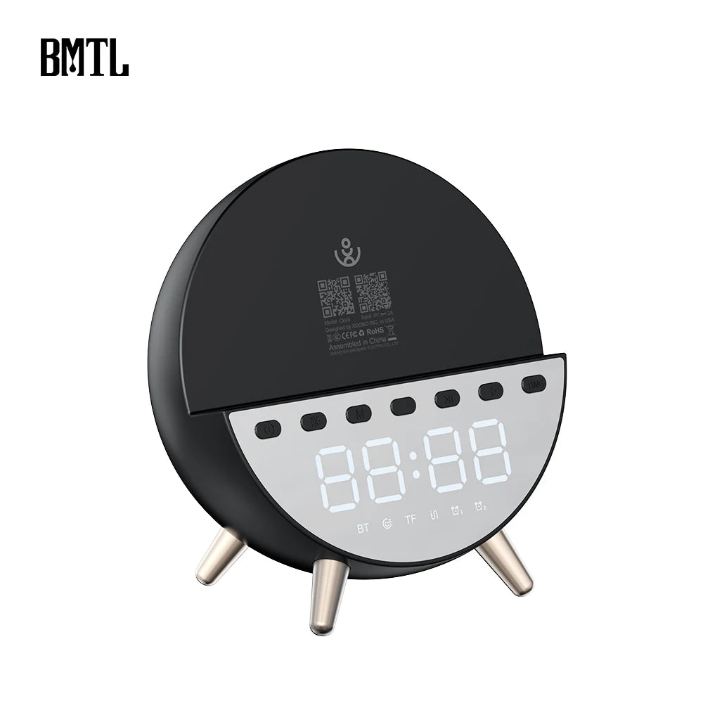 XDOBO Clock Bluetooth Speaker Wireless Portable Bass 1200mAh BT TF Zpaxo Clock