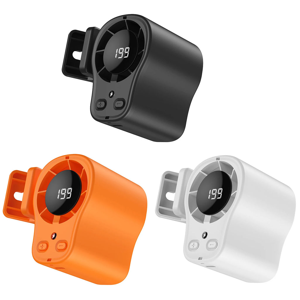 Car Clip On Fan Outdoor Clip Umbrella Fan Waist Clip Electric fan 360° Rotatable 199-speed USB Rechargeable Desktop Cooling fan Zpaxo