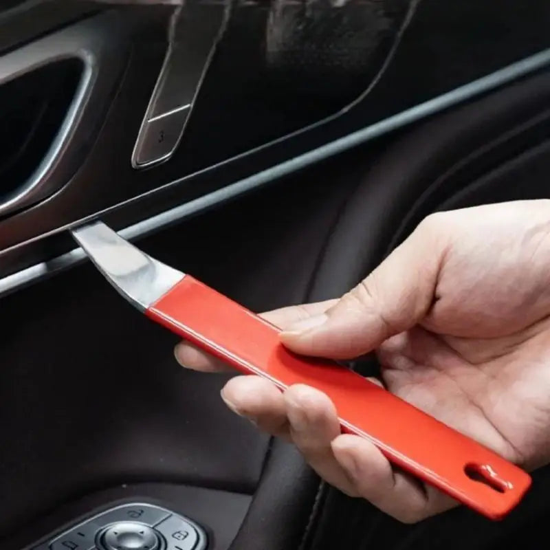 Professional Stainless Steel Car Pry Bar Horizontal Auto Interior Zpaxo