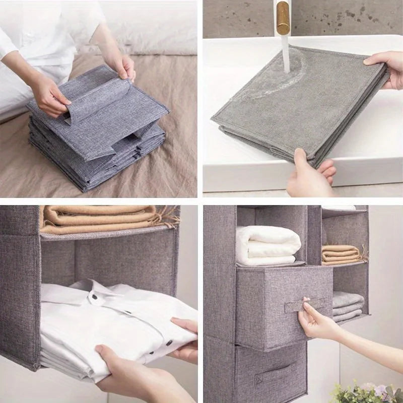 1 3 4 Layer Storage Hanging Bag Multifunctional Clothing Organizing