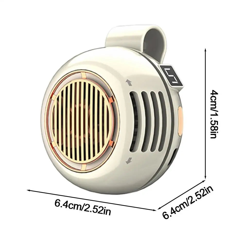 Clip Fan Handsfree Portable Waist Bladeless Wind Blower Mini Hanging