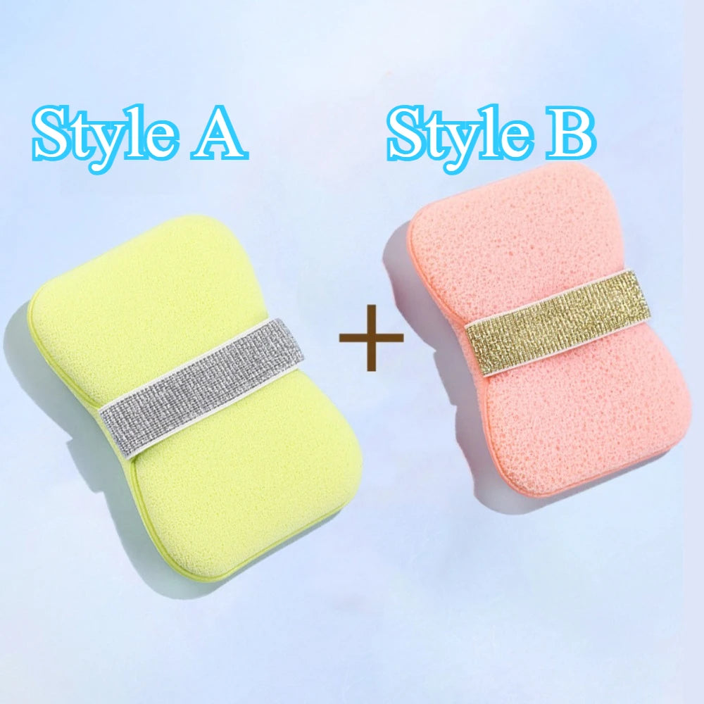 Soap Saver Foaming Mesh Bag – Exfoliating Body Scrubber Sponge Bath Scrubber Sponge Zpaxo 2PCS mix