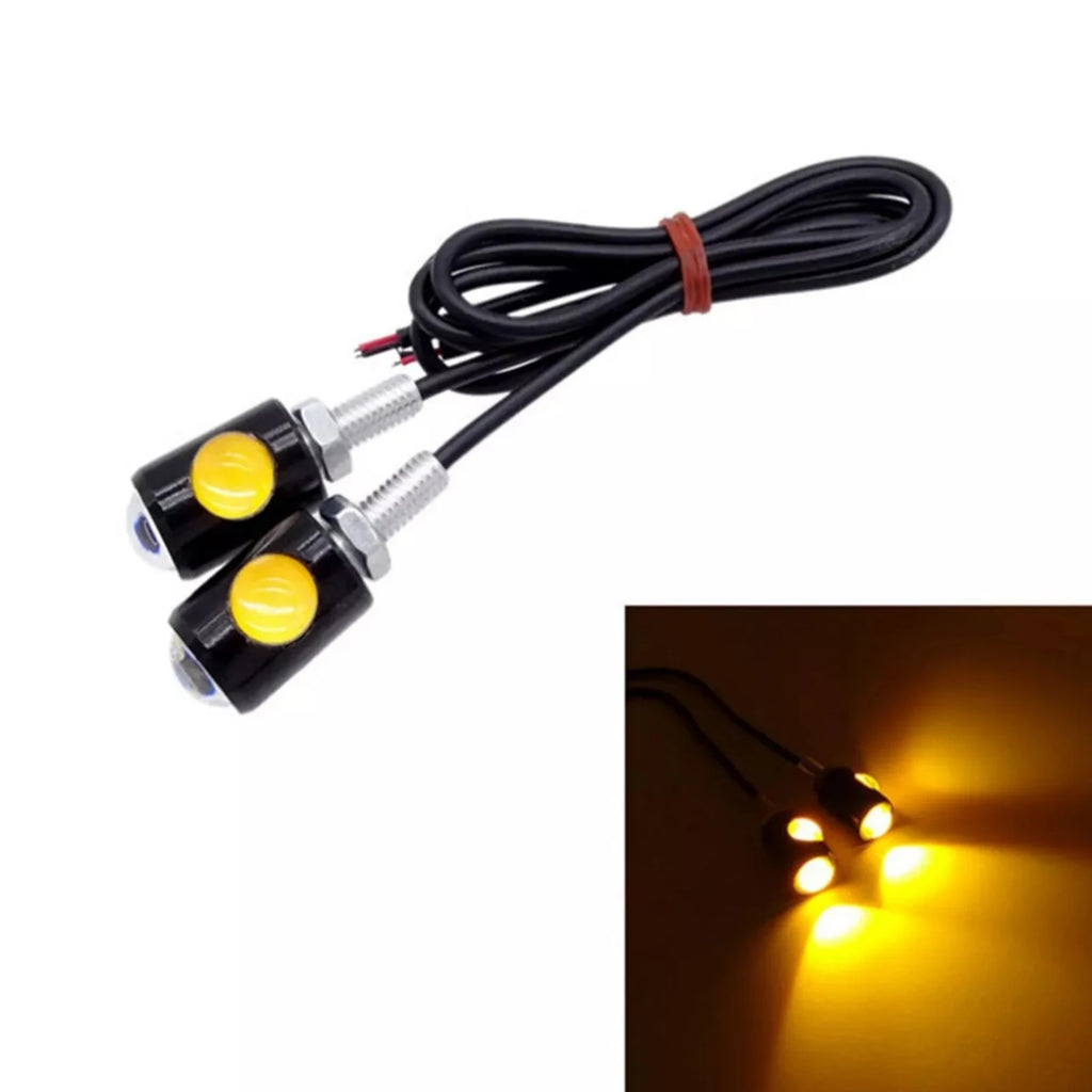 DC 12V Motorcycle Signal Lamp Universal Mini LED Turn Signals