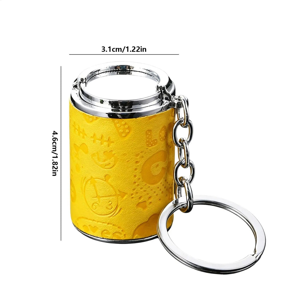 Mini Coin Holder Keychain 2-in-1 Portable Loose Change Storage