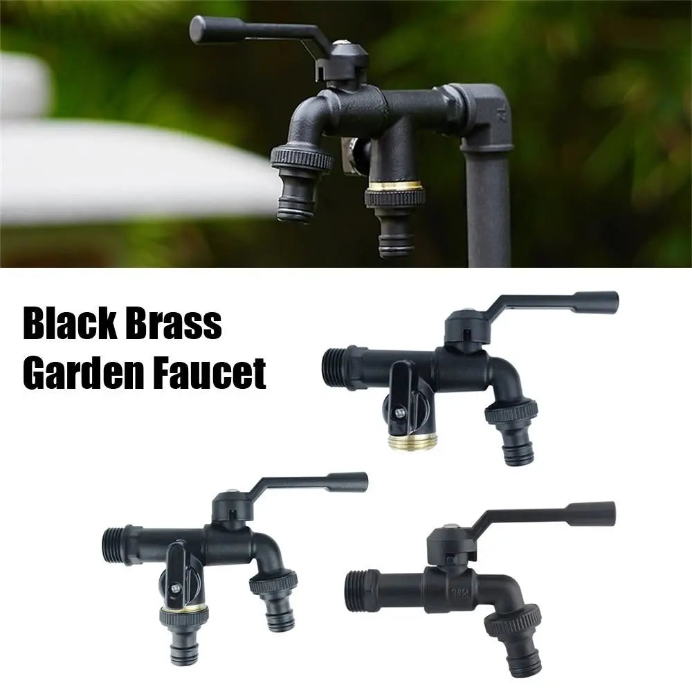 All-Copper Garden Faucet Valve – 1/2", 3/4" & 1" Thread Tap