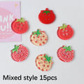 Tomato Clear Resin Buttons 8/10/15Pcs – DIY Sewing Craft