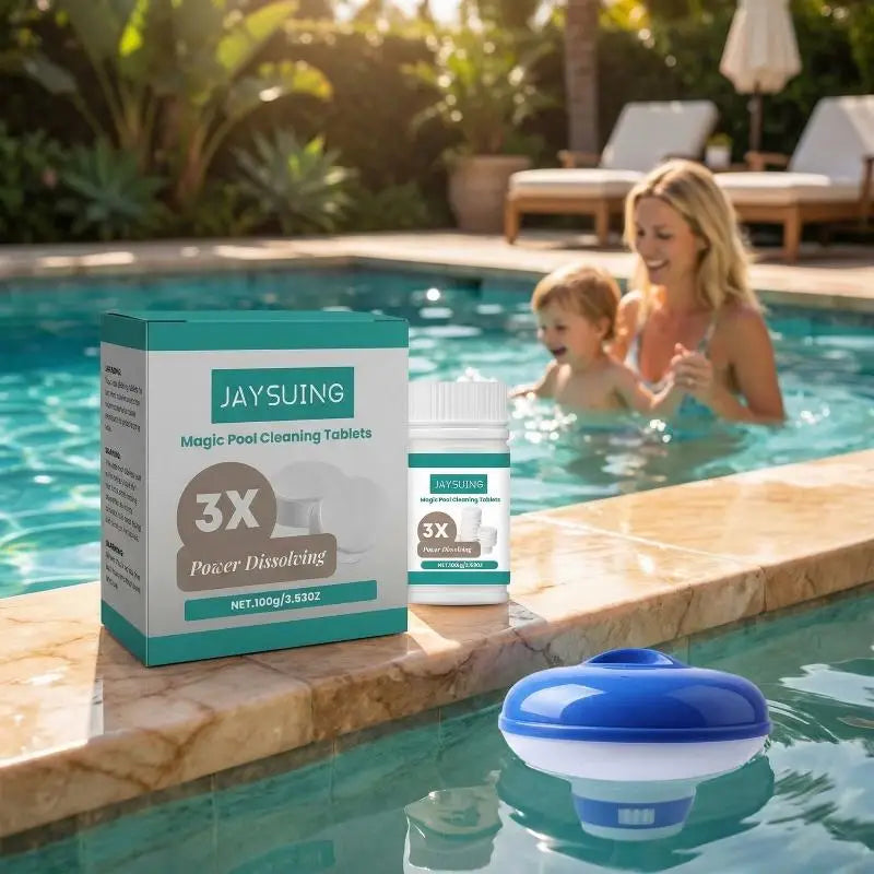 Swimming Pool Floating Chlorine Dispenser Chemical Tablet Holder for Balanced Water Filtration Maintenance Zpaxo