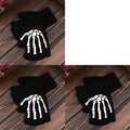 Luminous Skull Half Finger Gloves – Glow in the Dark Knit