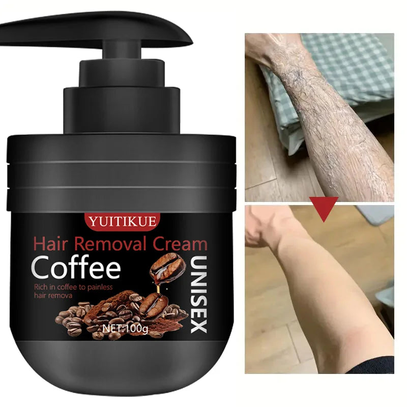 YUITIKUE Men's Hair Removal Cream – Painless & Nourishing 100g Hair Removal Cream Zpaxo Default Title