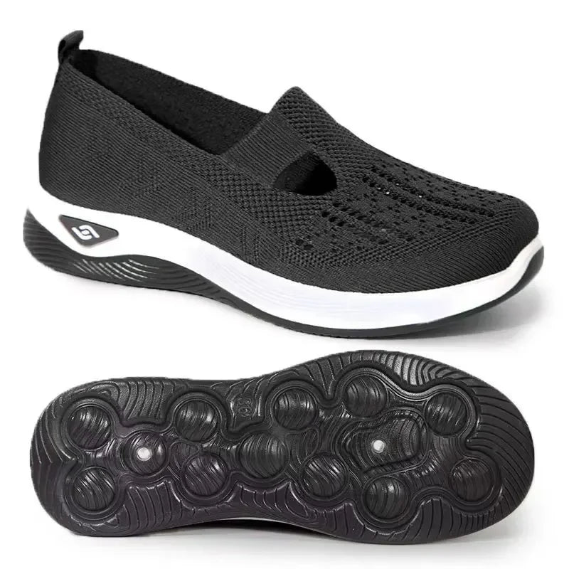 Women's Shoes Spring Middle Aged Elderly Mom Soft Soled Breathable