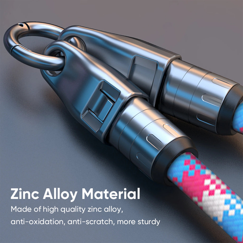 Type C Cable with Lanyard Phone Lanyard Charging Cable Type C to Type C 240W Smart Chip PD Charging Data Sync Zpaxo