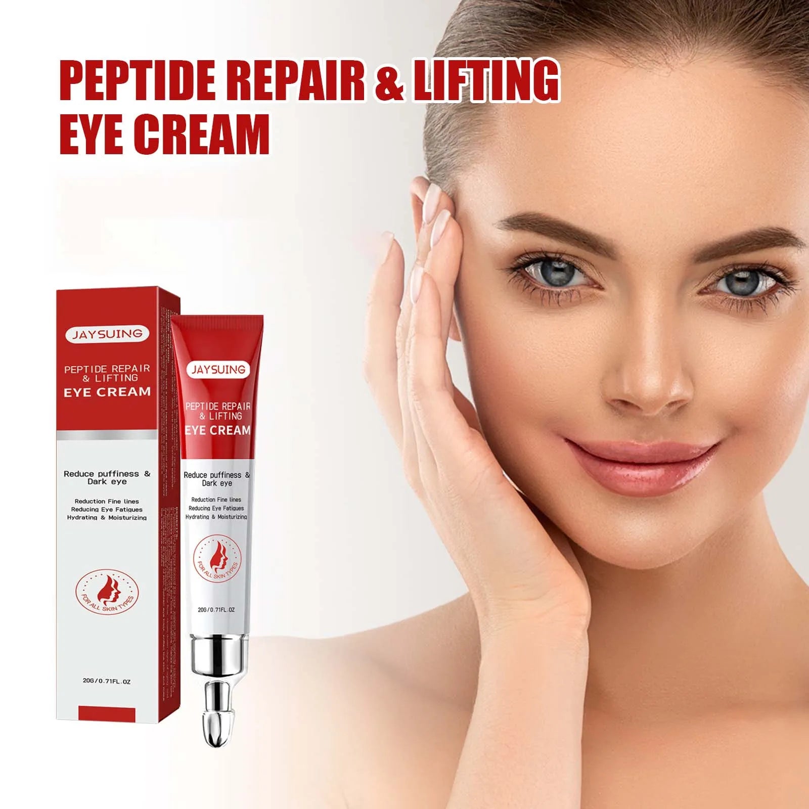 Peptide Eye Cream – Dark Circles, Bags & Firming | Jaysuing Peptide Eye Cream Zpaxo
