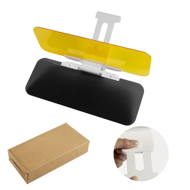 Dual Purpose Car Sun Visor Day Night Anti Glare Extender Driving