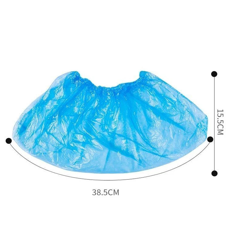 Portable Waterproof Boot Covers Plastic Non-slip Wear Disposable Shoe