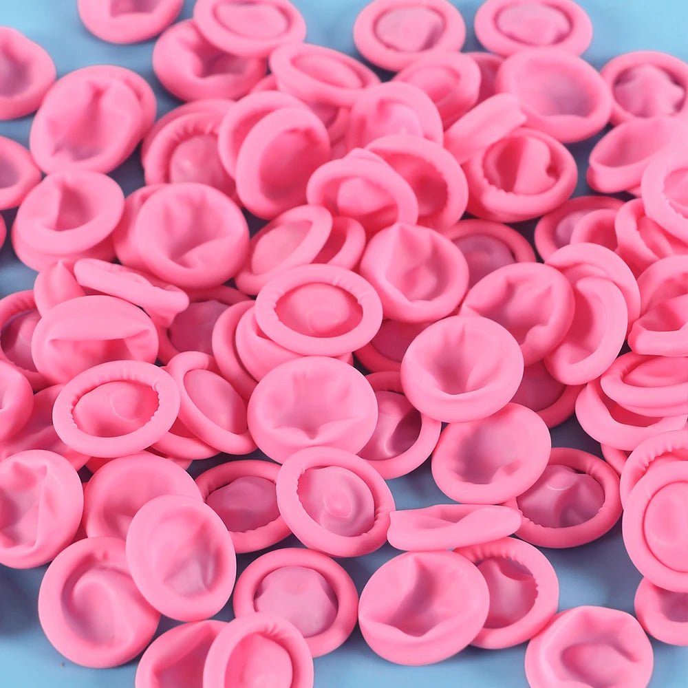 100Pcs Disposable Finger Cots Finger Protectors for Fingertips DIY Epoxy Resin Molds Making Tools Rubber Finger Gloves Zpaxo