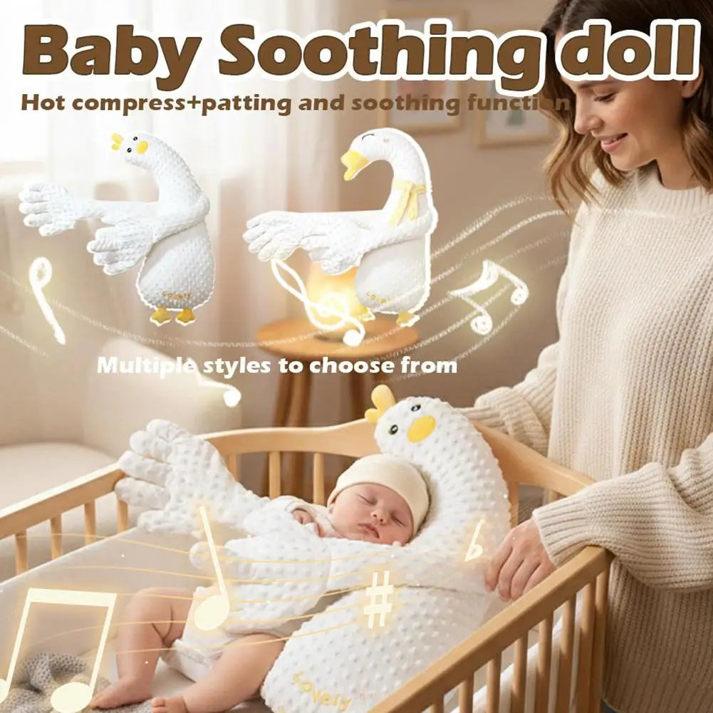 Baby Sleeping Pillow for Newborn Patting Doll with Soothing Palm Remote Control Electric Baby Hand Pillow Soothing Palm Patting Zpaxo