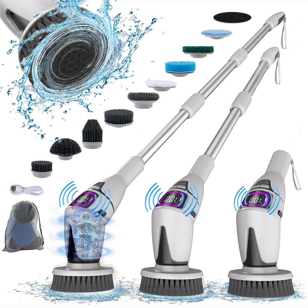Electric Bathroom Cleaning Brush 1 Multifunctional Household Wireless