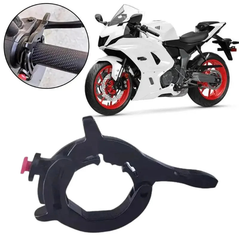 Universal Motorcycle Throttle Lock Cruise Control Wrist Grip Throttle Lock Grip Zpaxo