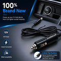 Portable 12V Car Cigarette Lighter Plug Power Suppy Cord Cable DC