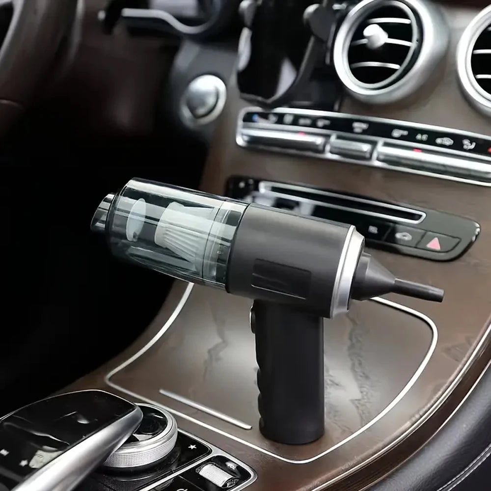 Mini Car Vacuum Cleaner Cordless Powerful Wireless Car Cleaner Type-C Charges HandHeld Portable Vacuum Cleaner Cleaning Machine Zpaxo