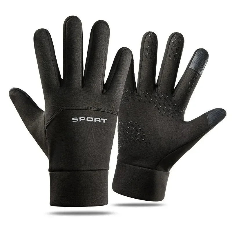 Outdoor Winter Warm Sports Runing Gloves Screen Touch Non-Slip Cycing Skiing Windproof Waterproof Full Finger Gloves Unisex Zpaxo