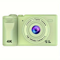 Portable Digital Camera CCD High Definition Autofocus 8X Zoom Video Camcorder Student Party DSLR for kids Beginner Camera Zpaxo Green No Card