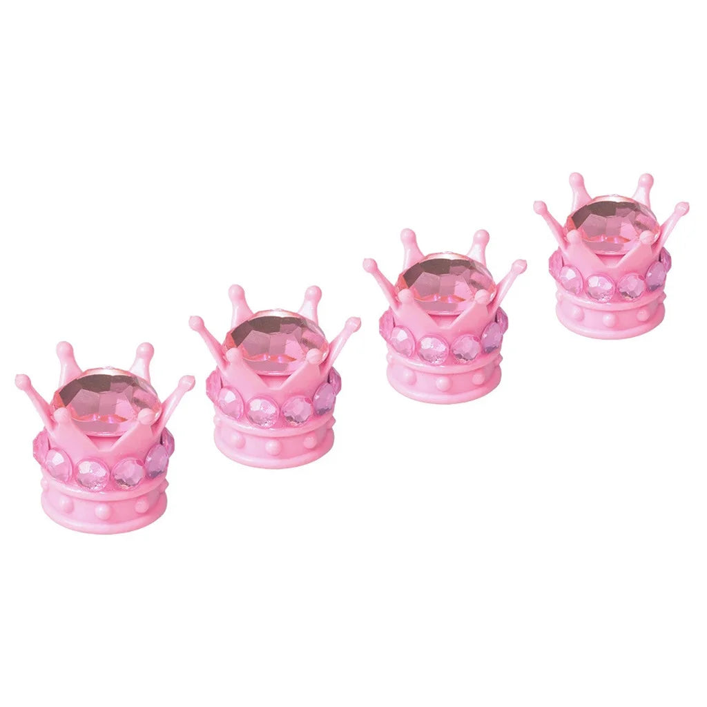 Crown Diamond Tire Valve Caps – Rhinestone Car Accessories