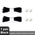 No Tie Shoe Laces Elastic Sneakers Flat Shoelaces Without Ties Quick