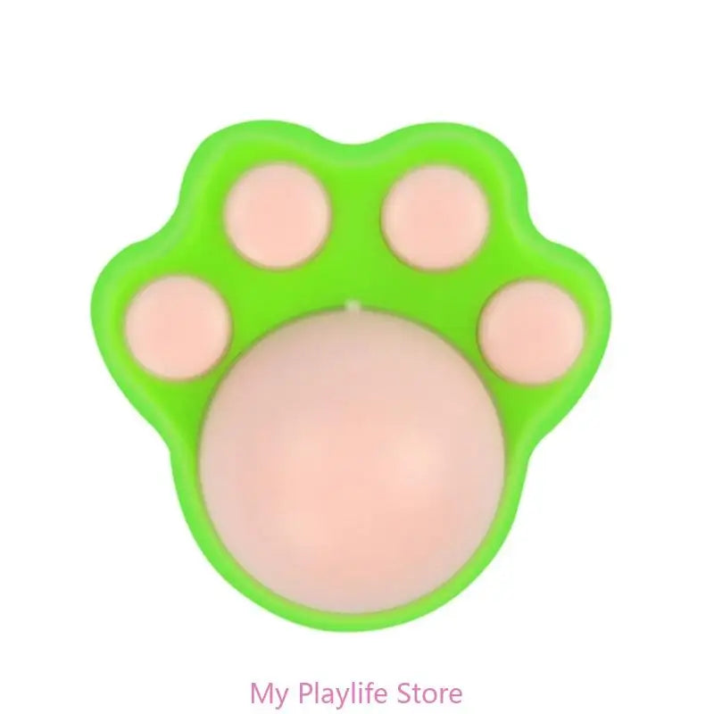 Cat Catnip Wall Ball Matatabi Catmint Toy Indoor Kitten Lick Dental Zpaxo Green