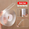 5m/3/2m/1m Nano Tape Extra Strong Double Sided Adhesive Tape Transparent No Trace Reusable Waterproof Adhesive Tape Home Zpaxo 3.28 feet(1 m) 1mm 20mm