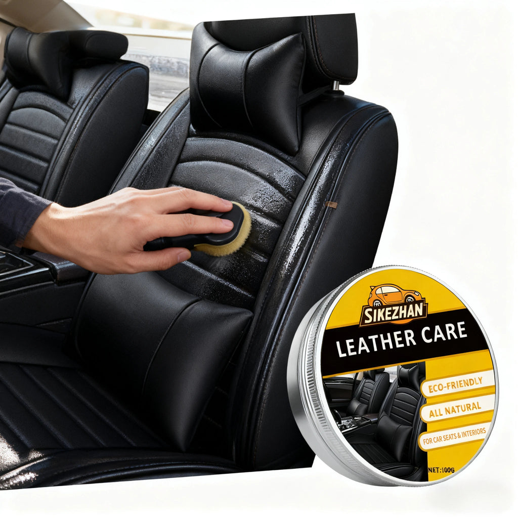 Auto Car Interior Cleaner Cream Natural Odorless Leather Conditioner Balm Universal for All Colors Protect Nourish Car Seats Zpaxo