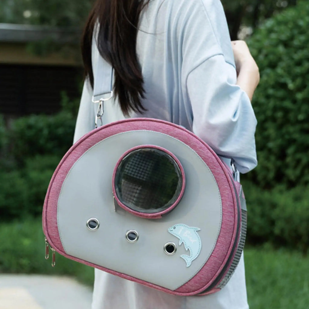 Hamster Travel Carrier Large Capacity Portable Breathable Chinchilla