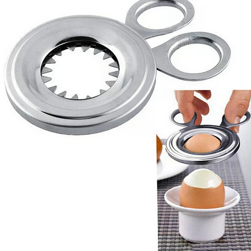 Boiled Egg Cutter Scissor Kitchen Tool Stainless Steel Shell Peeling Zpaxo