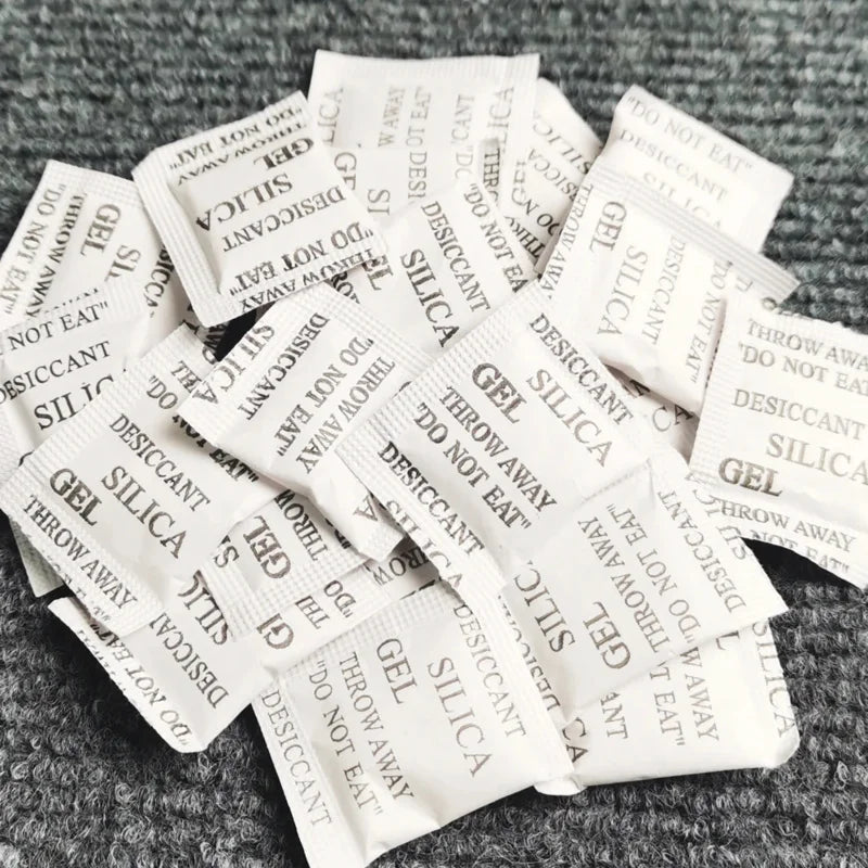 Silica Gel Desiccant Packets – Non-Toxic Moisture Absorber