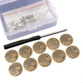 10 Pcs Waistband Button Jeans Buttons Trousers Replacement Buttons for DIY Jeans Zpaxo 7 CN