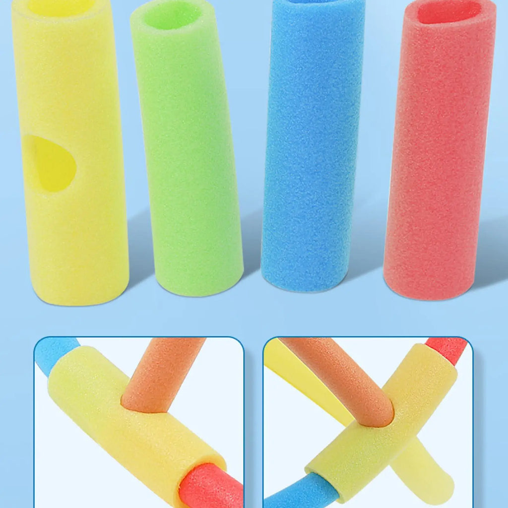 Pool Noodle Connectors 6-Pack – 2/3/4-Way Float Links for Kids Pool Noodle Connectors Zpaxo
