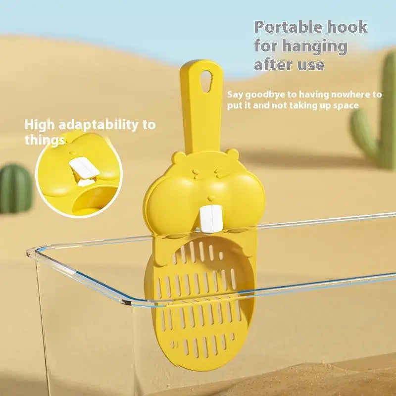 2Pcs Cute Portable Small Hamster Squirrel Small Animal Litter Shovel Toilet Sand Scooper Cleaning Shovel Pet Cleaning Supplies Zpaxo
