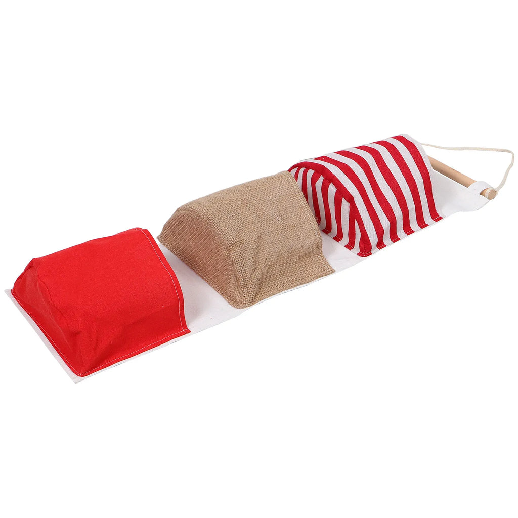 Heavy Duty 3 Pockets Wall Mounted Storage Bag Multi Grid Hanging