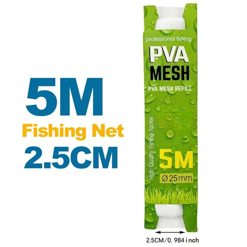5M Water-Soluble Mesh Carp Fishing Feeder Nest 18–44MM