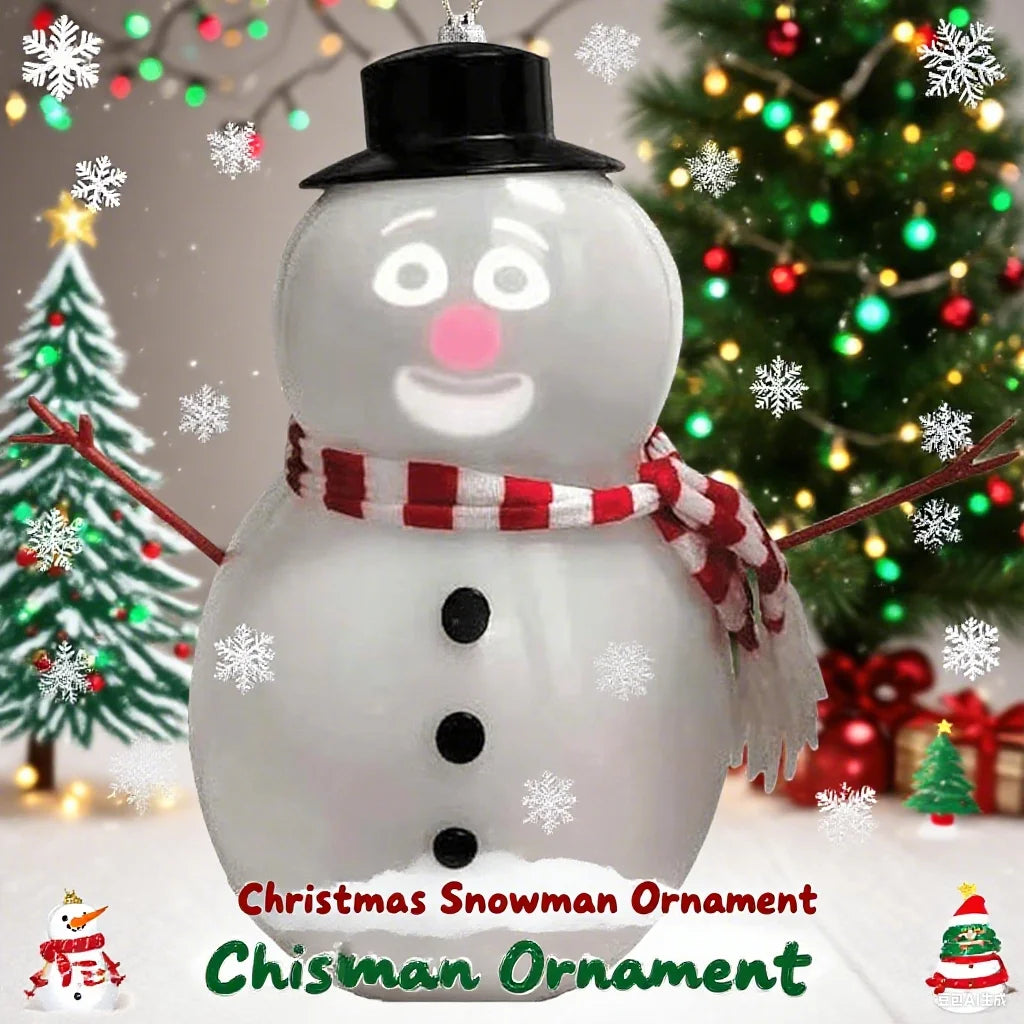 Creative Winking Snowman Statue Built-In Projector Speaker Singing Interactive Xmas Sculpture Cute Animated Snowman Ornaments Zpaxo
