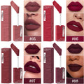 4Pcs/set Long Lasting Matte Velvet Lip Gloss Nude Waterproof Sweatproof Non Smudge Lightweight Texture Create Sophisticated Lip Zpaxo 05 06 07 08