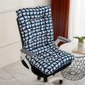 Ergonomic Chair Cushion with Backrest Support – Home & Car Seat Cushion Zpaxo Blue